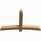 Ekena Millwork Bellingham Timber Gable Bracket, Western Red Cedar, 72"W x 45"H x 5 1/2"D x 5 1/2"F, 15/12 Pitch GBW072X45X0606BEL00SWR - alternate 5
